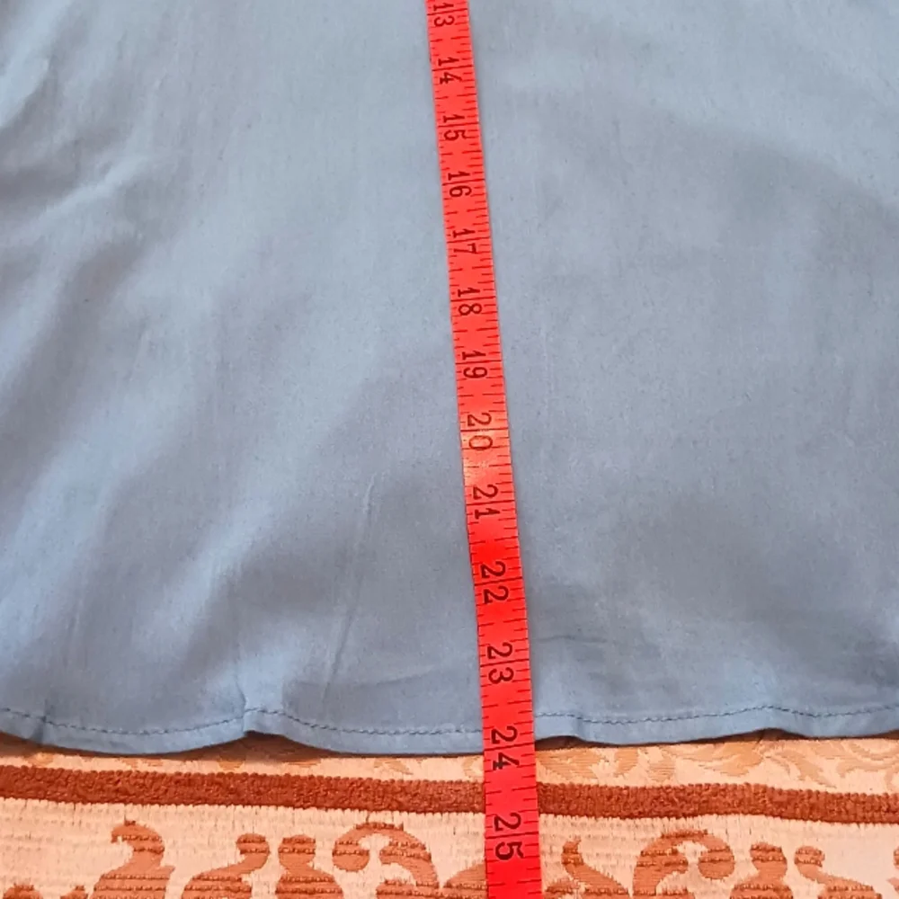 Citrus Apparel Blue Balloon Sleeve Blouse Medium NWT - Picture 13 of 15